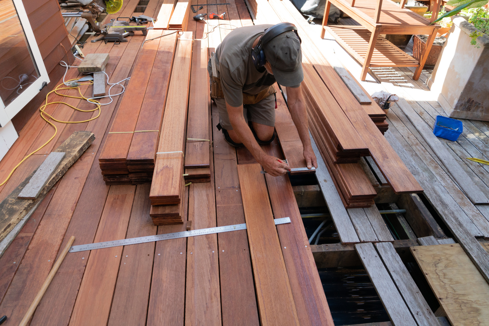 DIY building deck